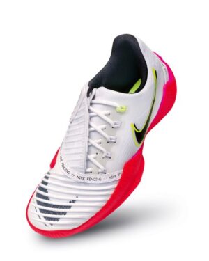 Fencing Shoes NIKE BALLESTRA 2 WHITE-ORANGE-PINK